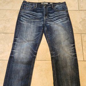 BKE Men's 'Seth' Straight Leg Jeans, Blue, Sz 38XL (34 inseam)